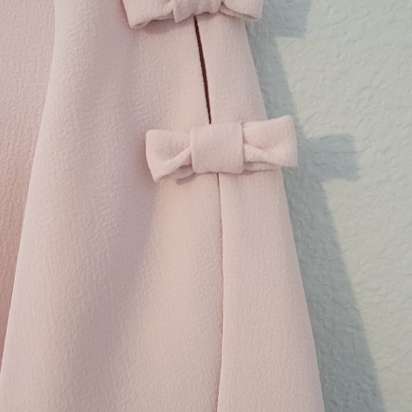 WOMENS VINCE CAMUTO LIGHT PINK BOW SHORT SLEEVE DRESS - Picture 5 of 7